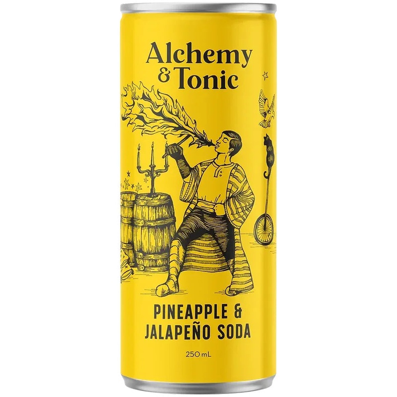 Alchemy & Tonic Pineapple And Jalapeno Soda 250ml