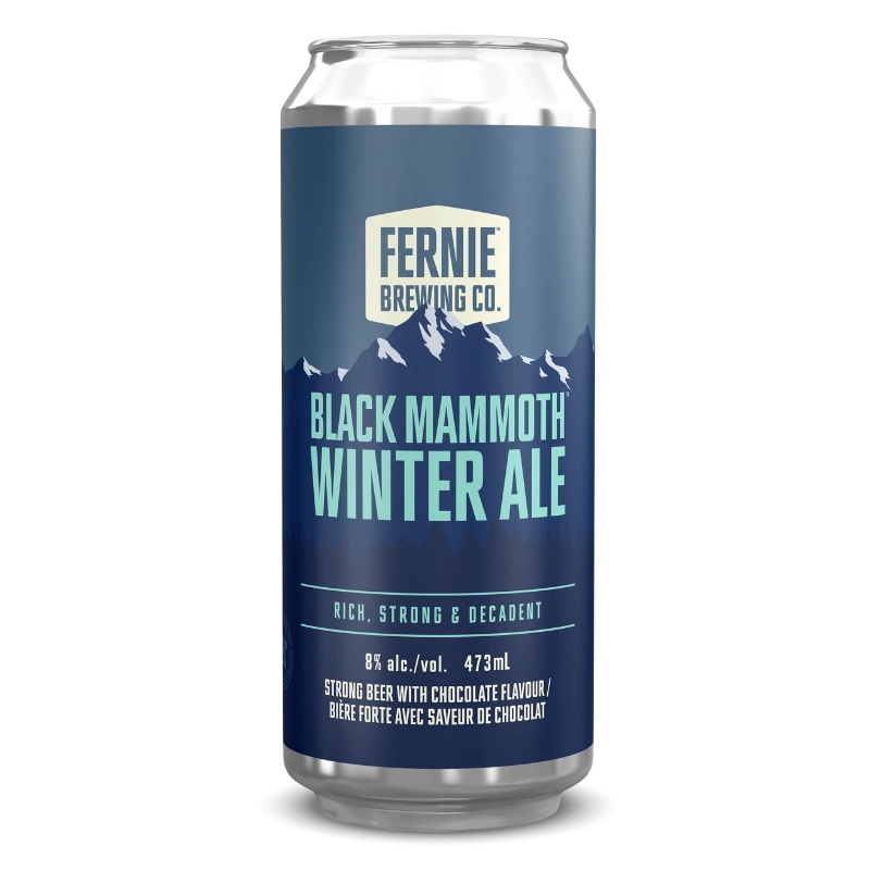 FERNIE BLACK MAMMOTH WINTER ALE 473ML CAN @ Kelowna [1036481]