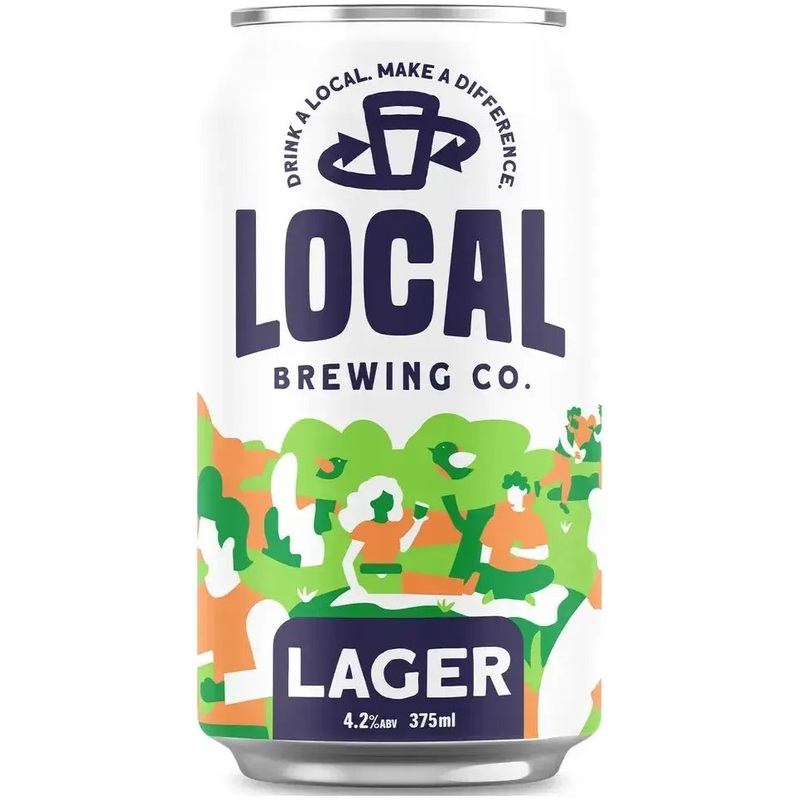 Local Brewing Co Lager 375ml|Case (16)