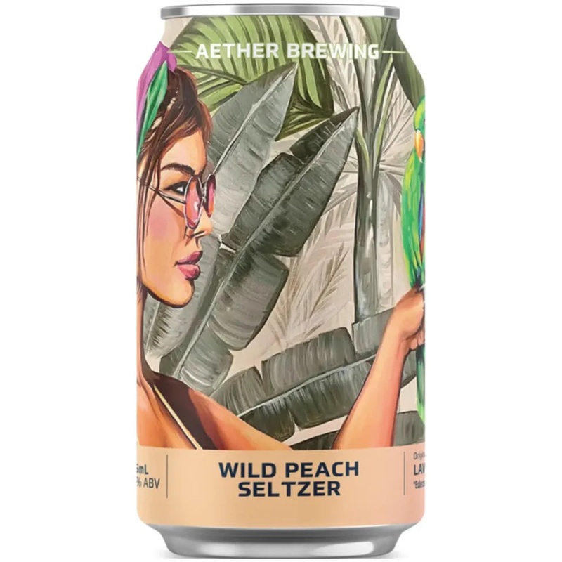 Aether Brewing Wild Peach Seltzer 375ml