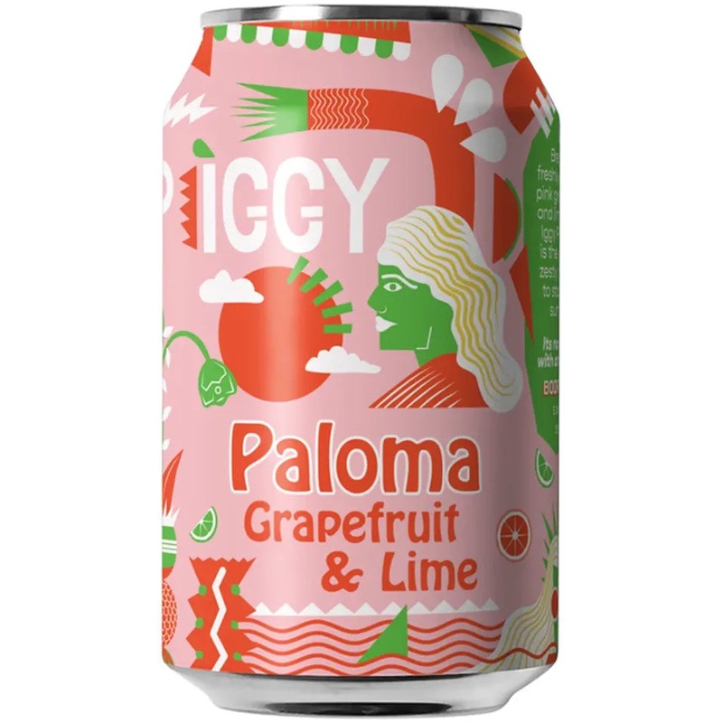 Bodriggy Iggy Grapefruit & Lime Paloma Seltzer 355ml