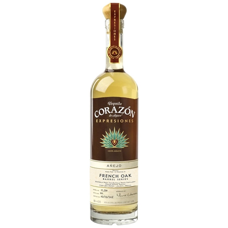 Expresiones del Corazon Tequila Anejo aged in French Oak Barrels 750ML