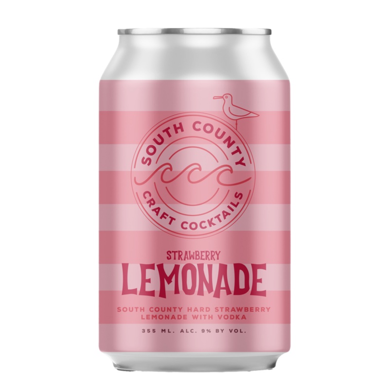 South County Strawberry Lemonade 4pk Can