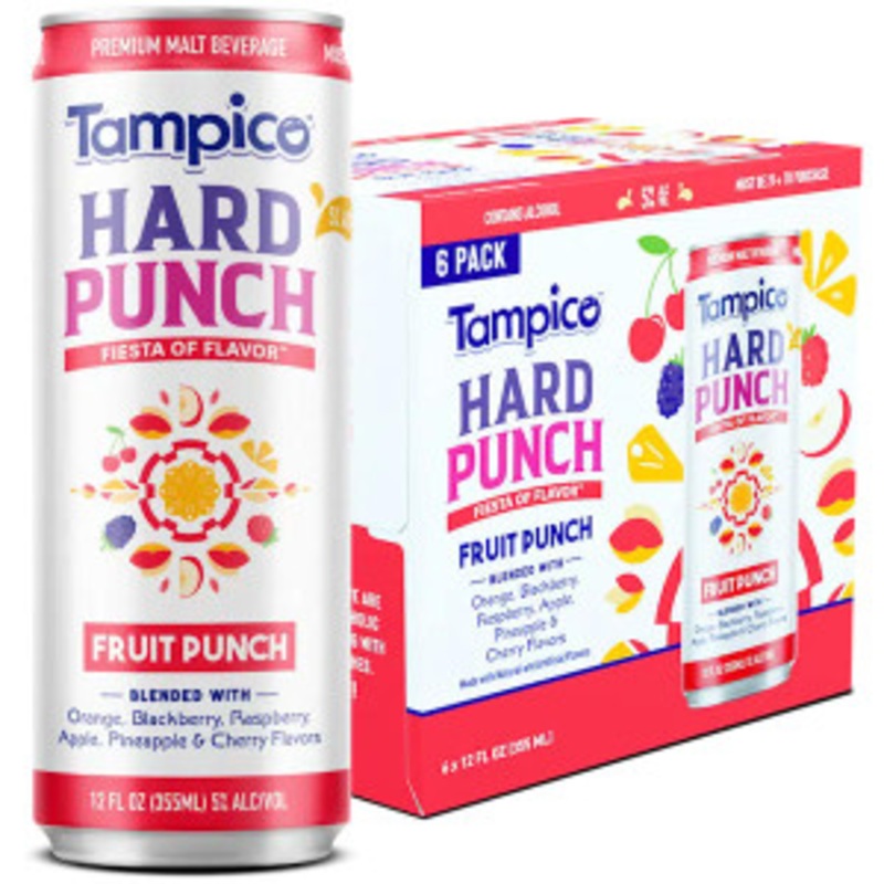 Tampico Hard Punch Fruit Punch Ready To Drink Cocktail 12oz 6-Pack