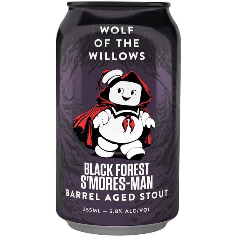Wolf of the Willows Black Forest S’mores-man Ba Stout 355ml