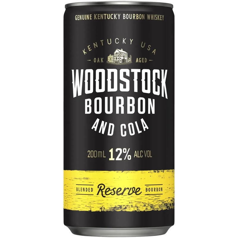 Woodstock Bourbon & Cola 12% 200ml