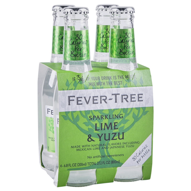 FEVER TREE SPARKING LIME & YUZU 4PK