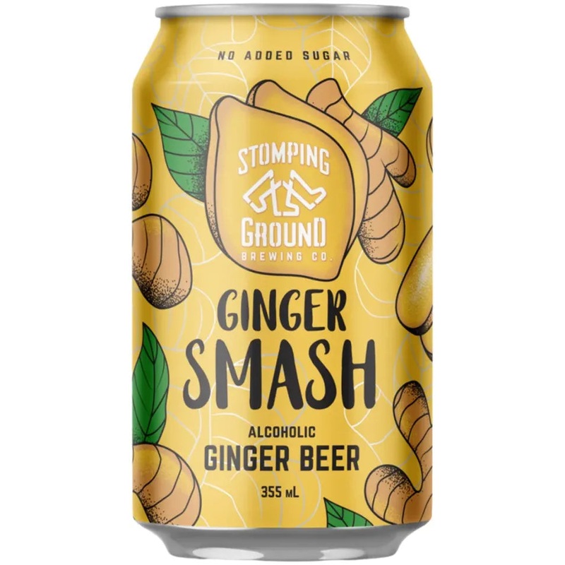Stomping Ground Ginger Smash Alcoholic Ginger Beer 355ml