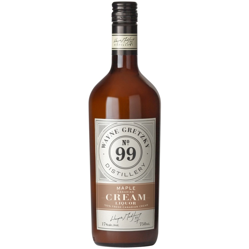 WAYNE GRETZKY NO 99 MAPLE CREAM LIQUEUR 750ML @ MacTaggart Ridge [1036541]