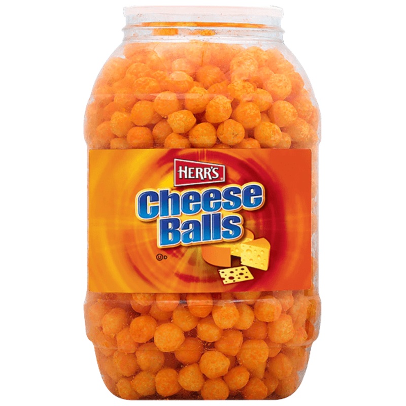HERRS CHEESE BALLS 17OZ