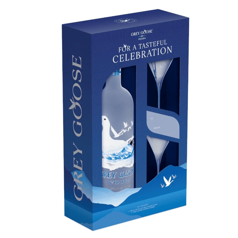GREY GOOSE VODKA GIFT BOX 1.75L