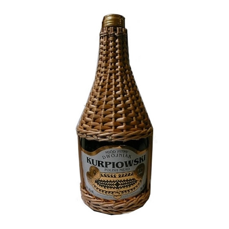 Apis Kurpiowski Honey Mead Wicker Bottle