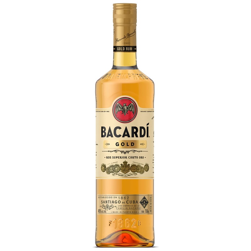 Bacardi Gold Rum 750ML