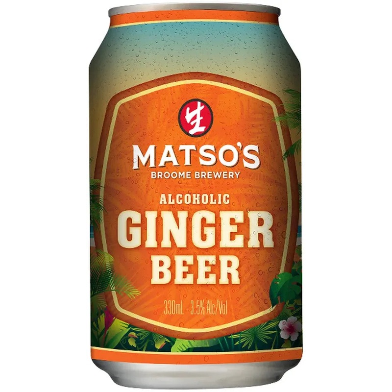 Matso’s Broome Brewery Ginger Beer Cans 330ml