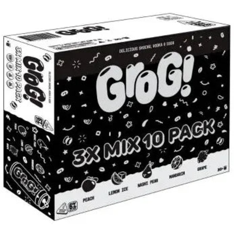 Grog Mixed 30 Pack Cans 330ml|Case (30)
