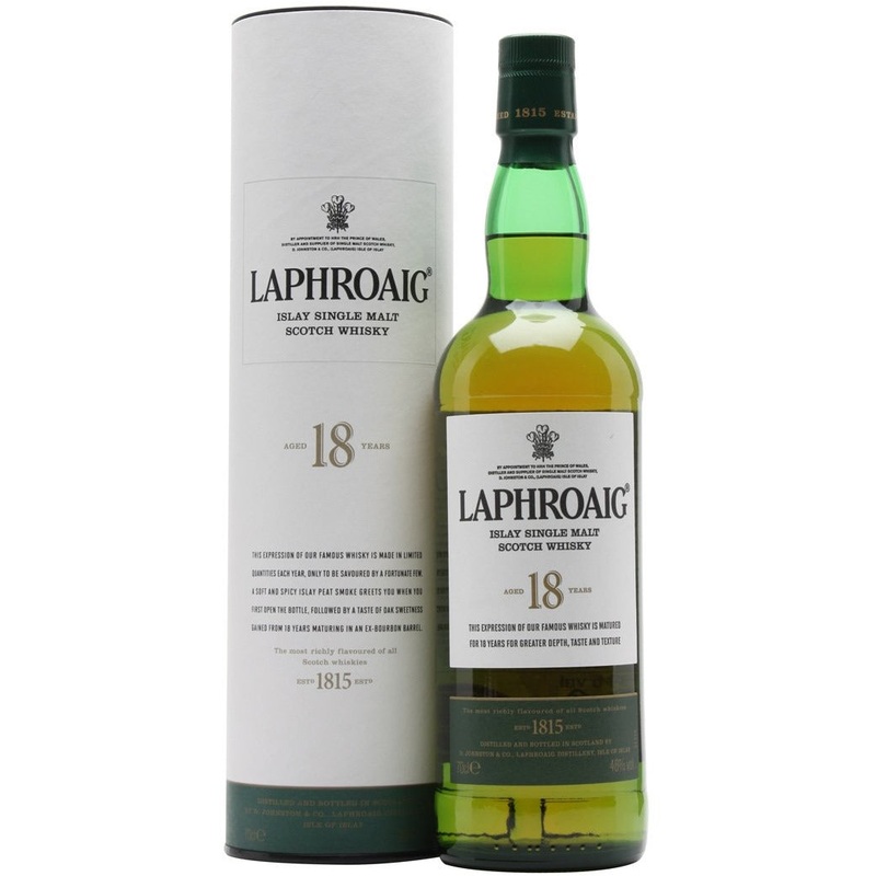Laphroaig 18 Year Old Single Malt Whisky