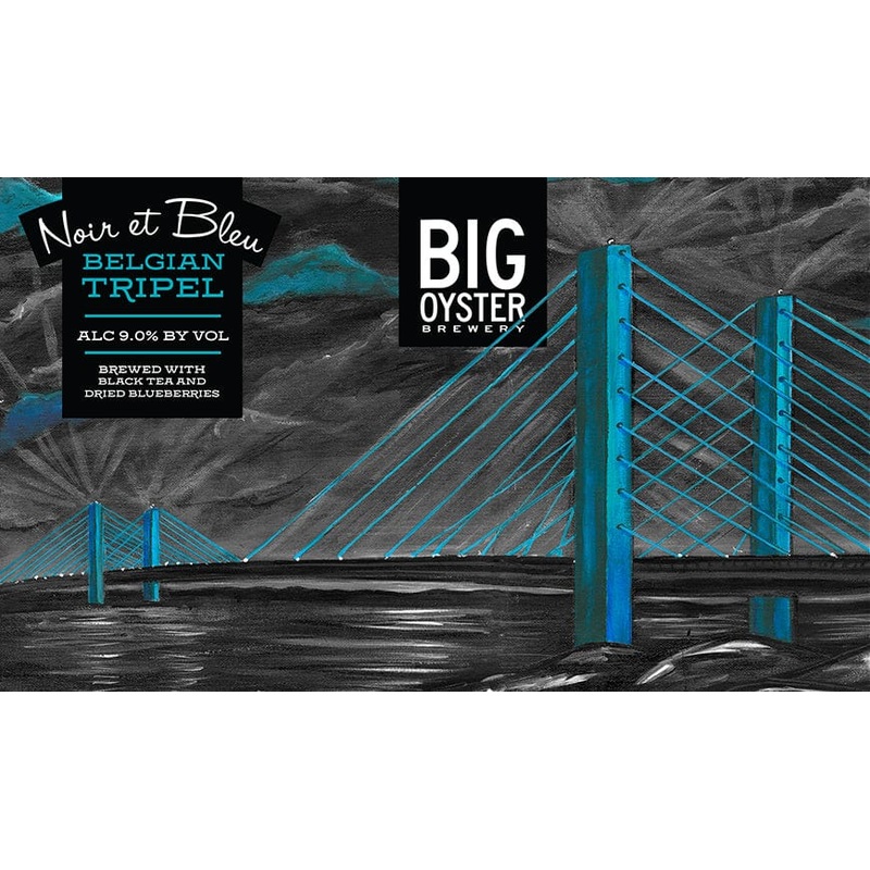 BIG OYSTER NOIR ET BLEU 4PK 16OZ