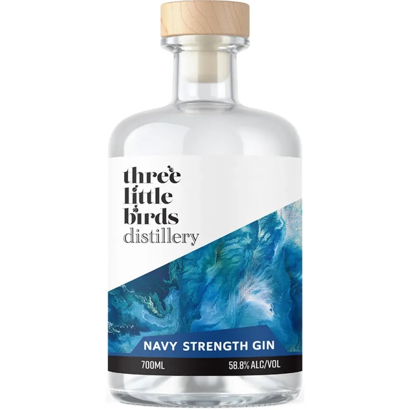Three Little Birds Distillery Navy Strength Gin 700ml