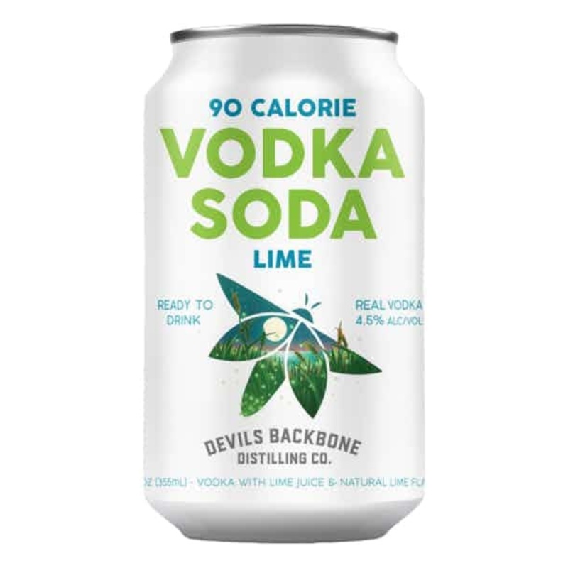 DEVILS BACKBONE LIME VODKA SODA 4PK