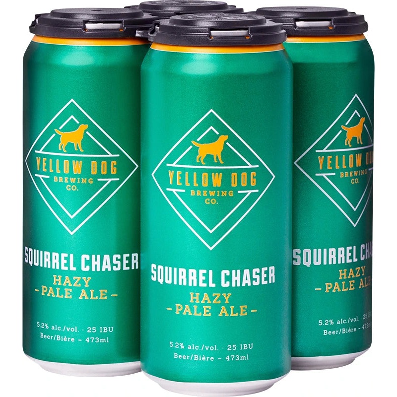 YELLOW DOG SQUIRREL CHASER HAZY PALE ALE 473ML 4PK CAN @ Lethbridge [1032191]