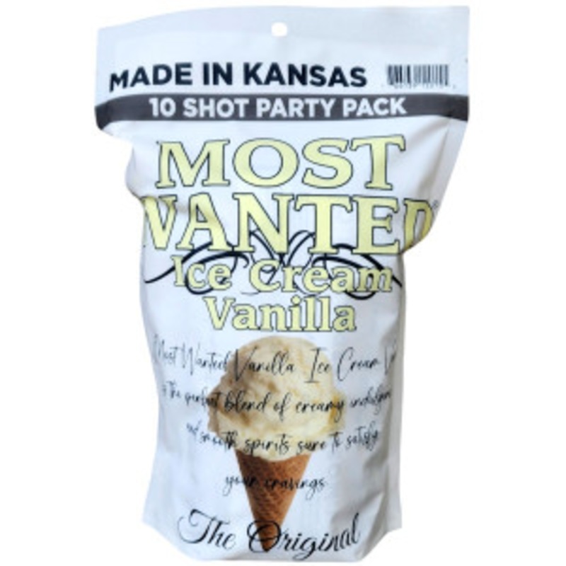 50ml Mini Most Wanted Vanilla Ice Cream Liqueur 10 Pack