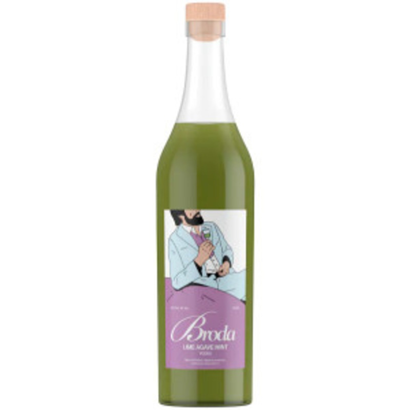 Broda Lime Agave Mint Vodka 750ml