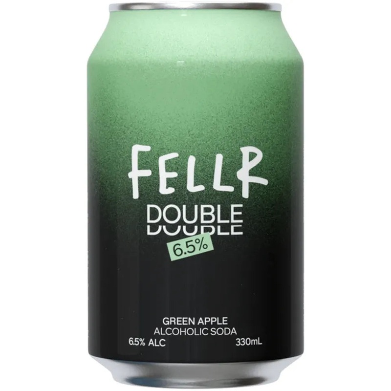Fellr Double Alcoholic Soda Green Apple 330ml