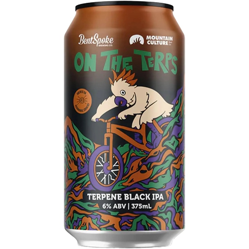 Bentspoke Brewing Co. Terpent Black IPA 16 Pack Cans 375ml