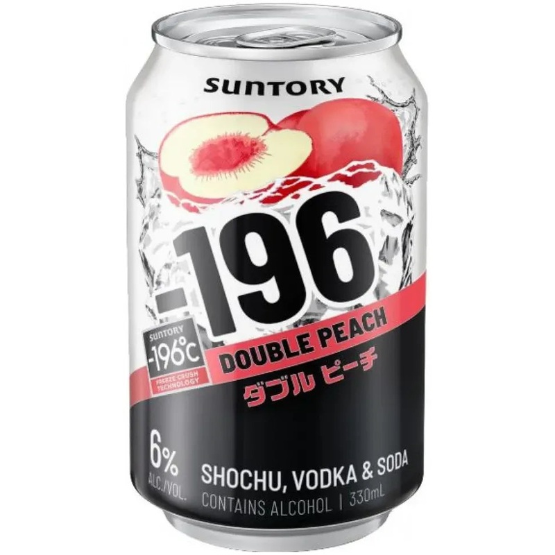 Suntory -196 Double Peach 24 Pack 330ml