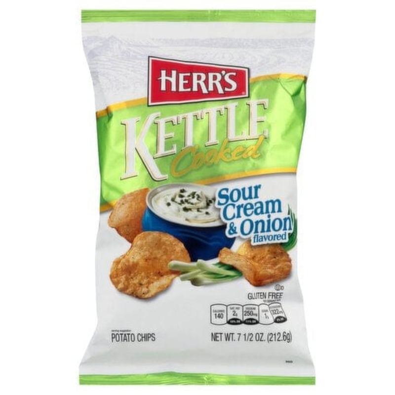 HERR’S SOUR CREAM & ONION KETTLE