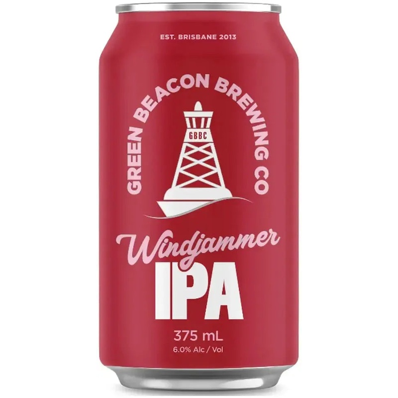 Green Beacon Windjammer 375ml|Case (16)
