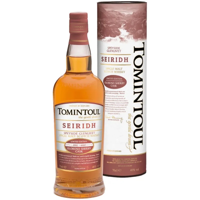 Tomintoul Seiridh Sherry Cask Finish Scotch Whisky 700ml