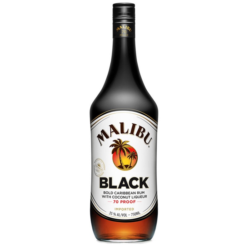 Malibu Black Rum 750ML