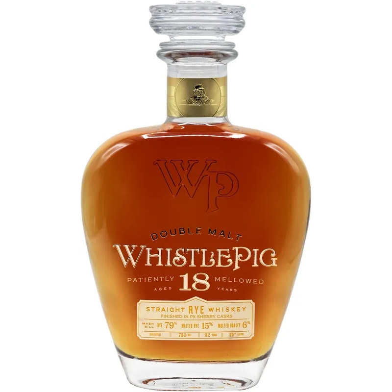 WhistlePig 18 Year Old PX Finish Rye Whiskey 750ml