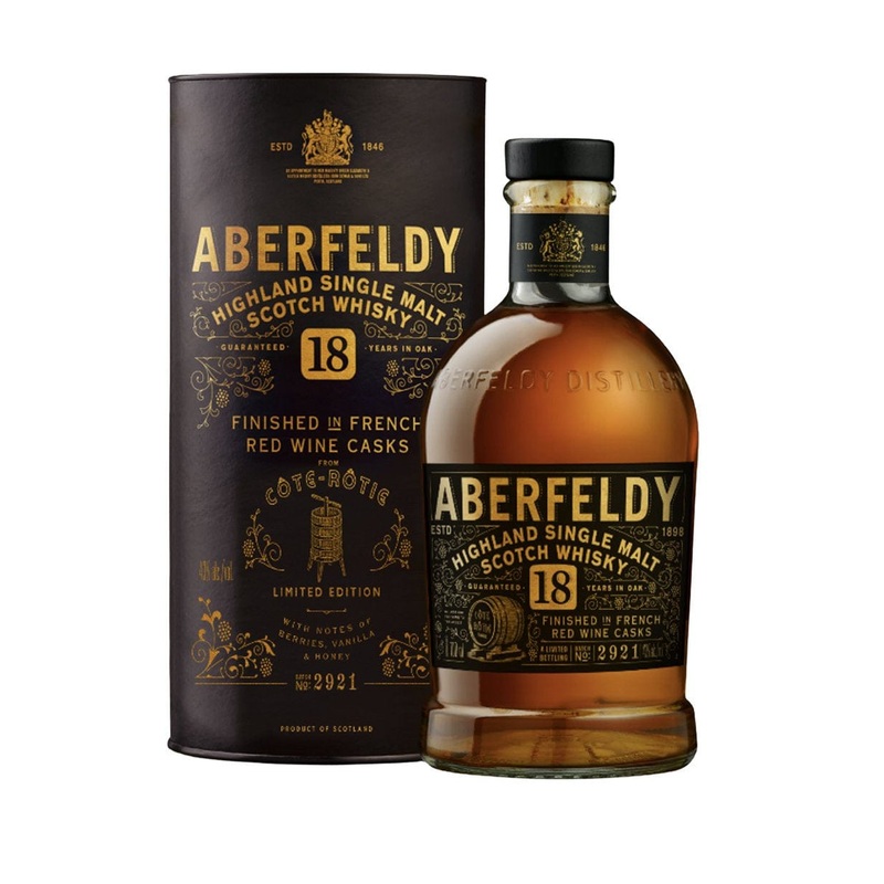 ABERFELDY 18 YR LIMITED EDITION CTE RTIE FRENCH WINE CASK FINISH 750ML
