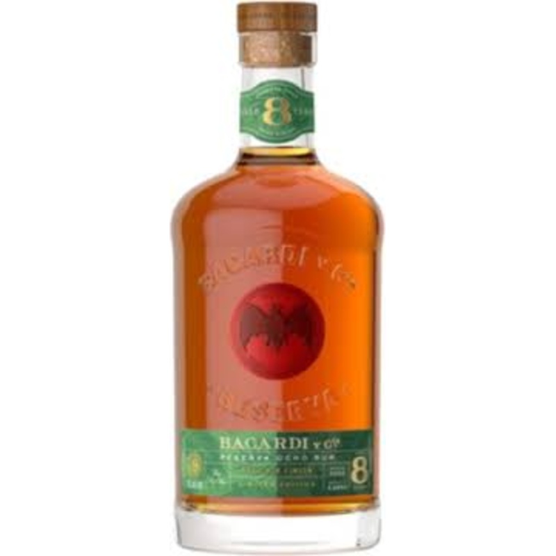 Bacardi Ocho Rye Cask Reserve Years Old Rum 90 Pf Puerto Rico