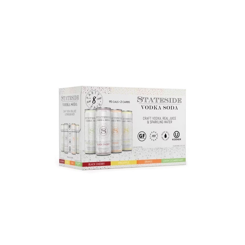 Stateside Vodka Soda Variety 8Pk