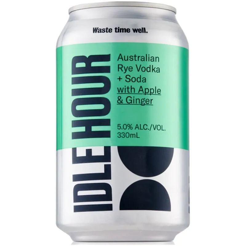 Idle Hour Vodka + Soda With Apple & Ginger 330ml