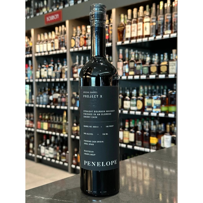 Penelope  Private Barrel Project X Straight Bourbon Whiskey Finished in Oloroso Sherry Cask