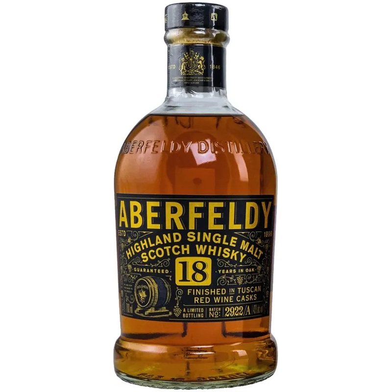Aberfeldy 18 Year Old Bolgheri Tuscan Cask Finish Whisky