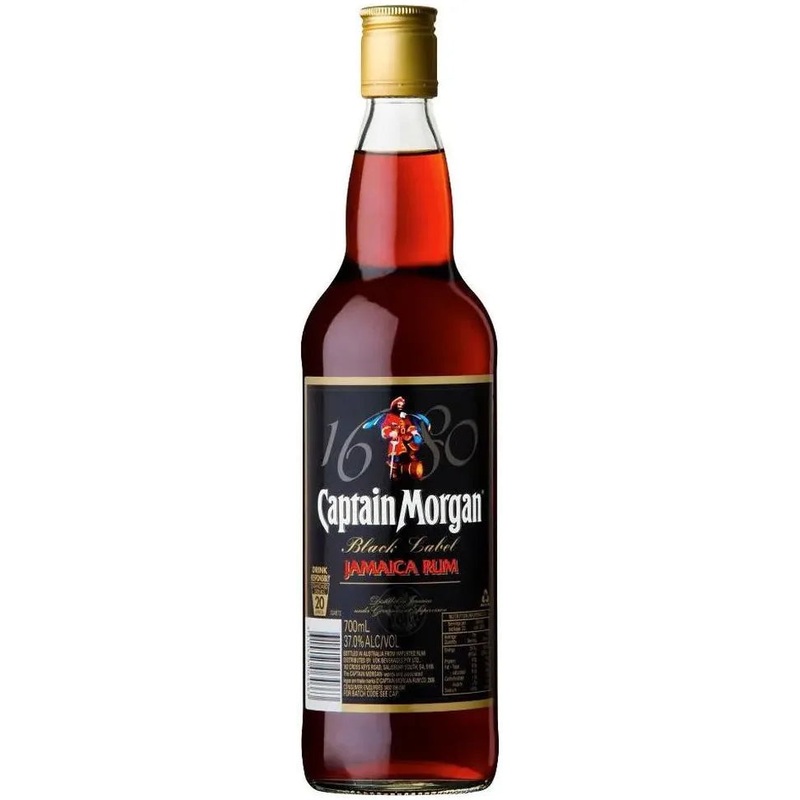Captain Morgan Black Label Jamaican Rum 700ml