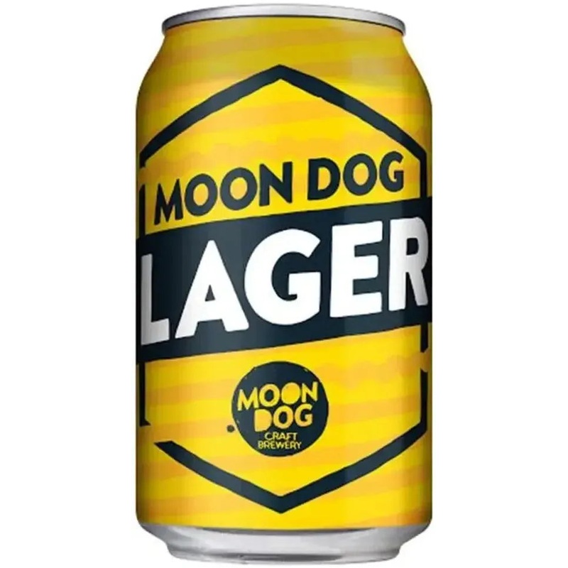 Moon Dog Lager Can 330ml|Case (24)