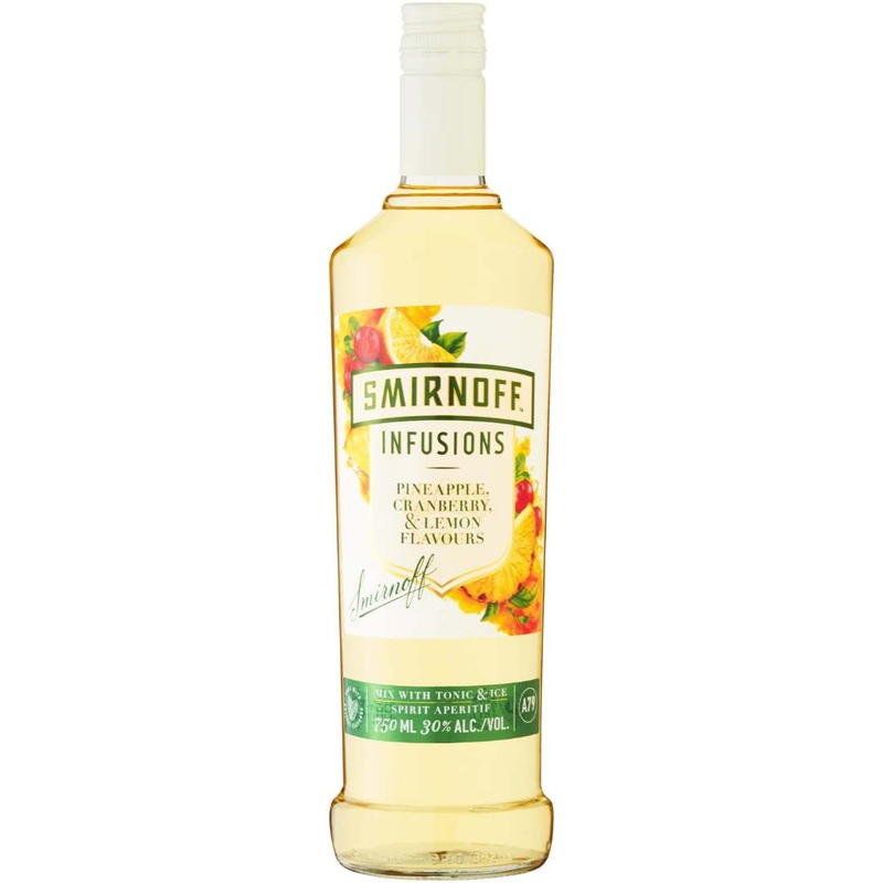 Smirnoff Infusions Pineapple, Cranberry & Lemon