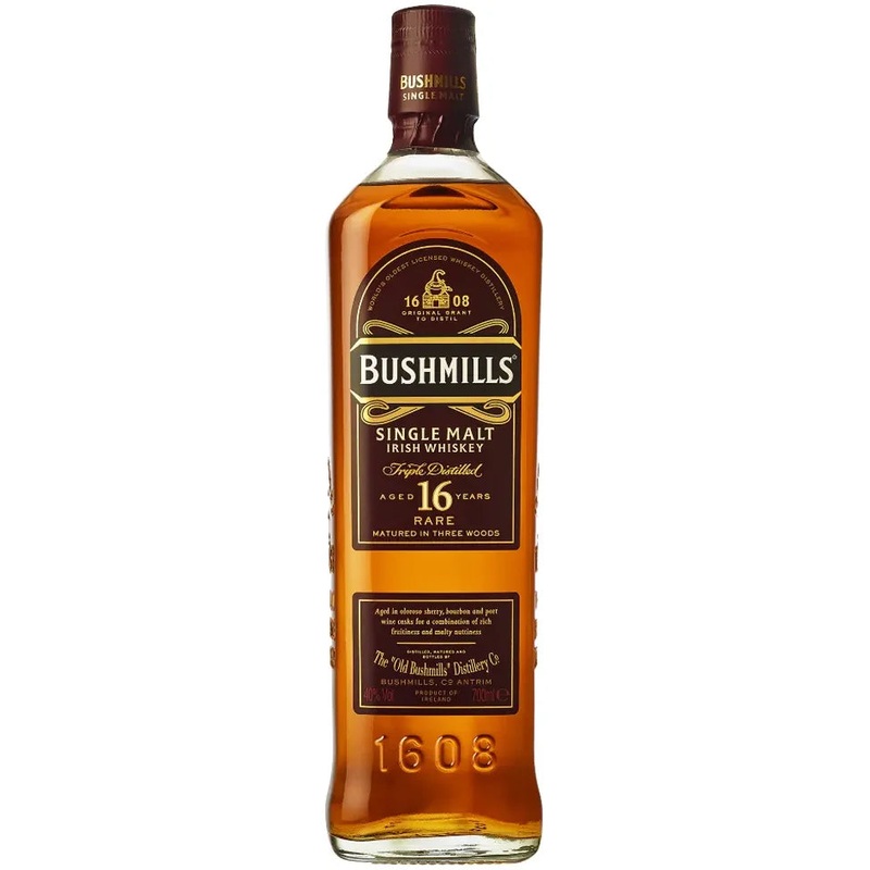 Bushmills 16 Year Old Irish Whiskey 700ml