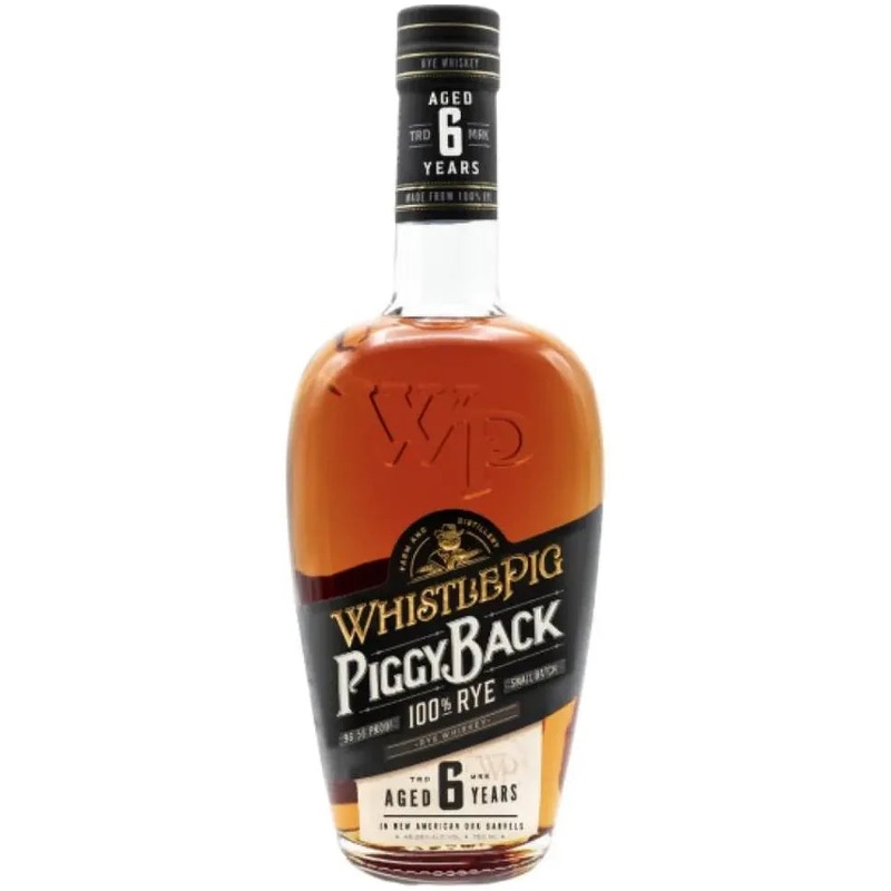 Whistle PiggyBack 6 Year Old Rye Whiskey 700ml