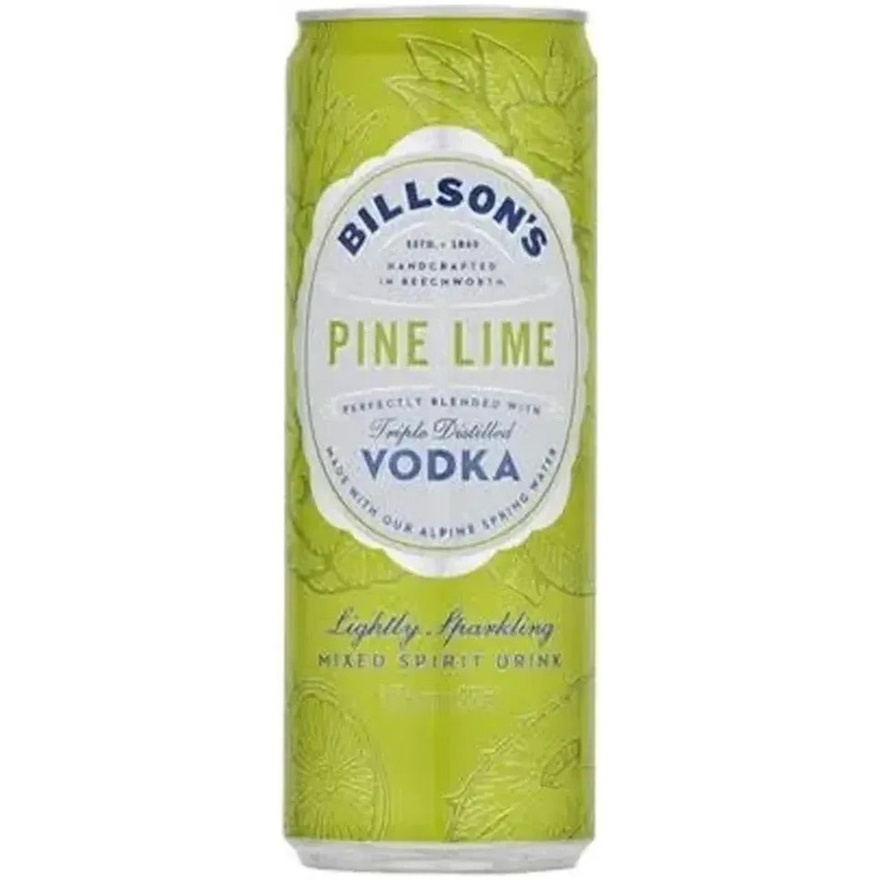 Billson’s Vodka With Pine Lime 355ml