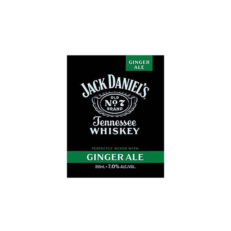 Jack Daniel’s Whiskey & Ginger Ale 4Pk