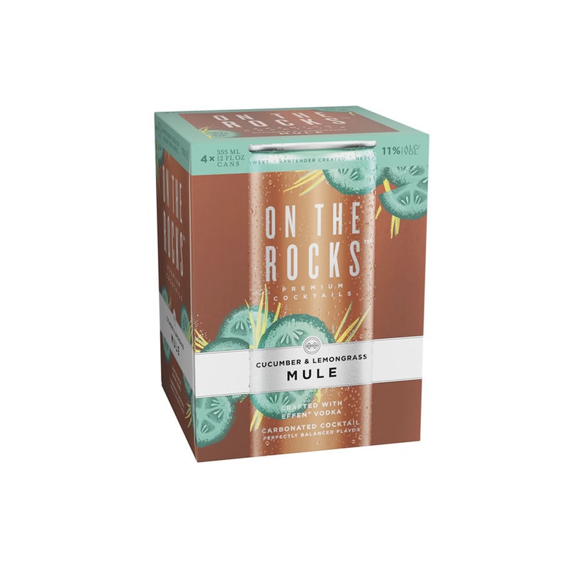 On The Rocks Cucumber & Lemongrass Effen Mule 4Pk