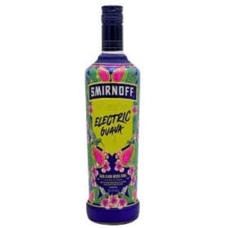 SMIRNOFF ELECTRIC GUAVA VODKA 750ML