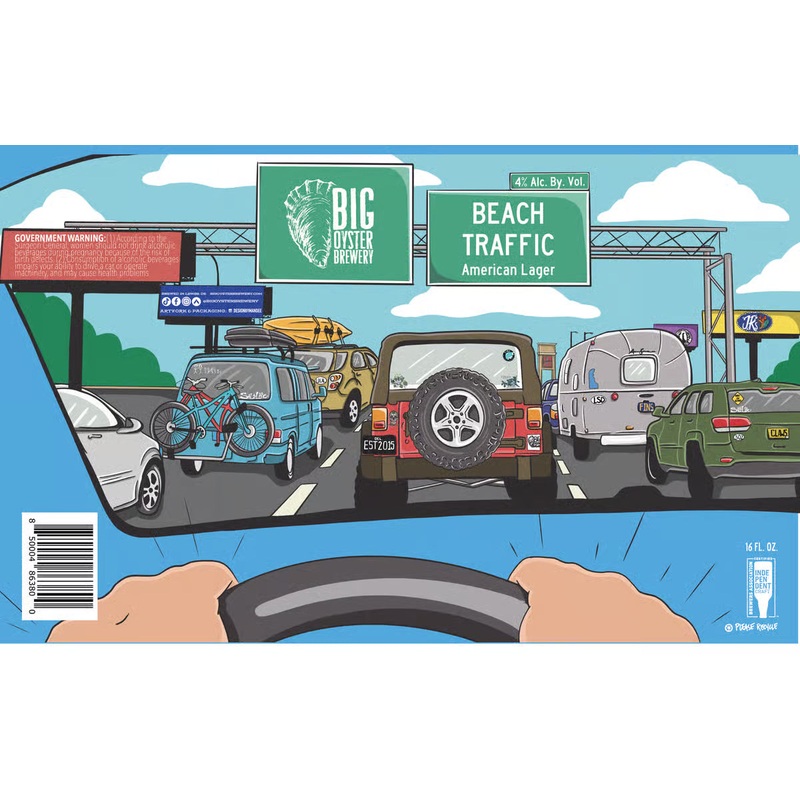 BIG OYSTER BEACH TRAFFIC 12PK CAN